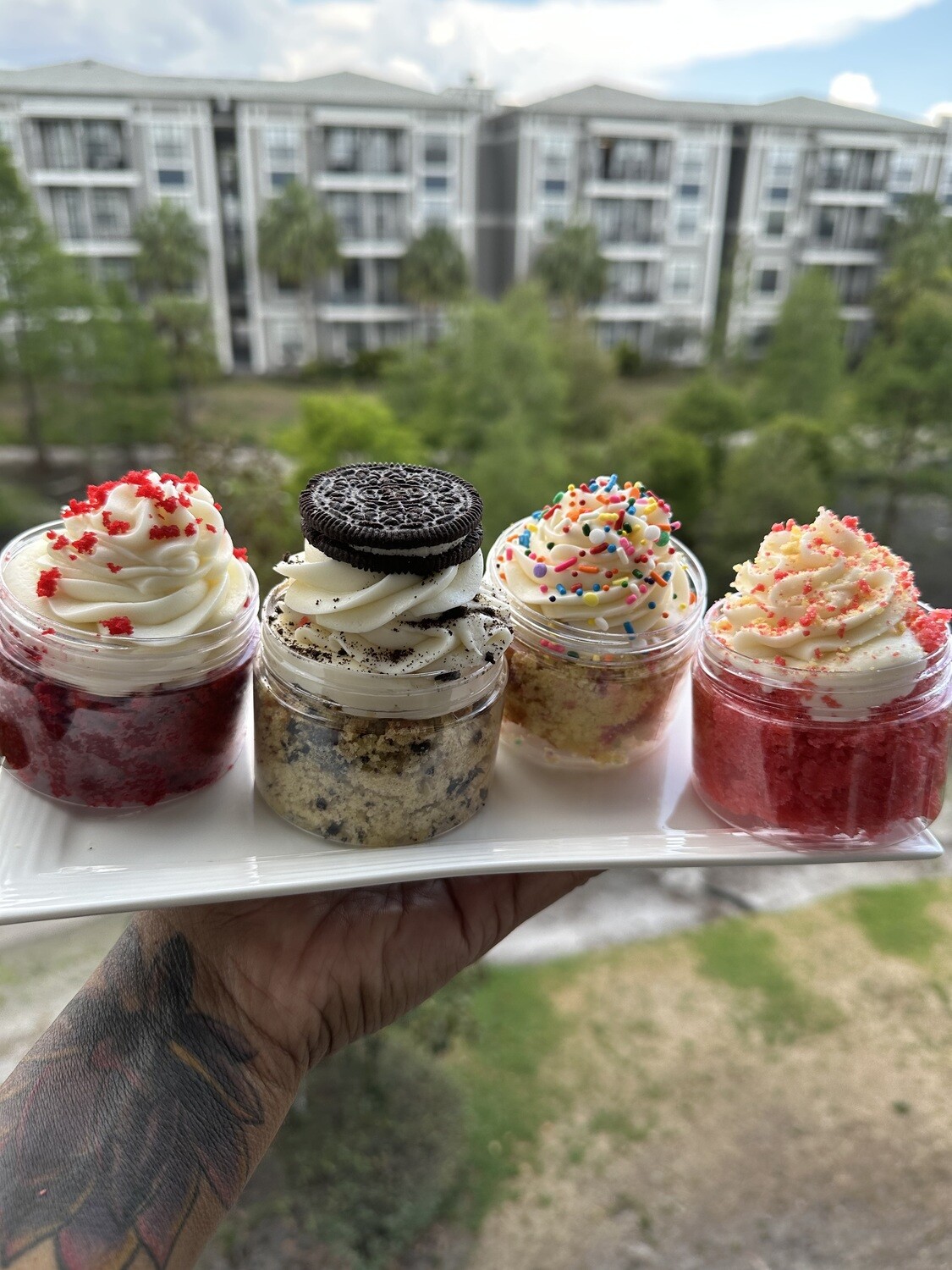 4 oz cake jars
