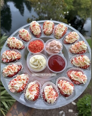 Dessert strawberry cheesecake (deviled eggs) recipe