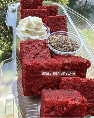 Red velvet brownies