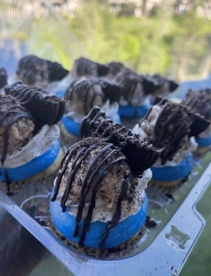 Cookie Monster cupcakes Recipe