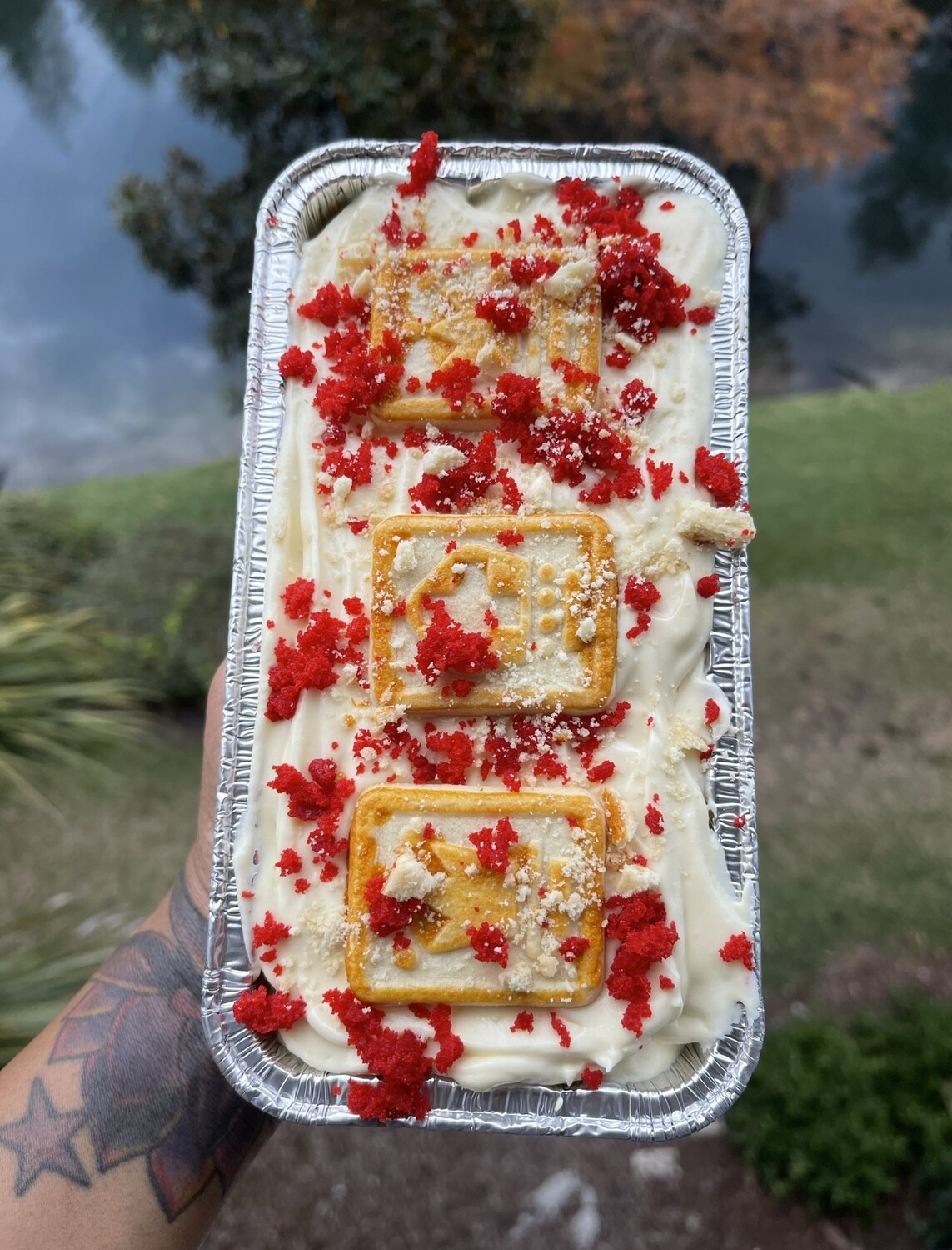 Red velvet banana pudding pan recipe