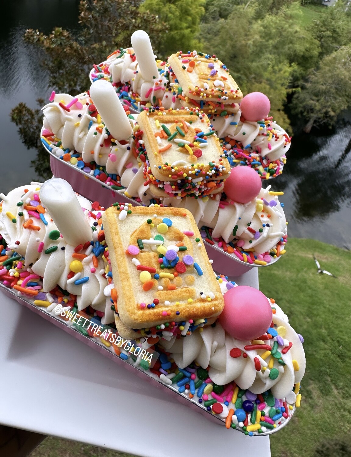Loaded confetti tin cake recipe