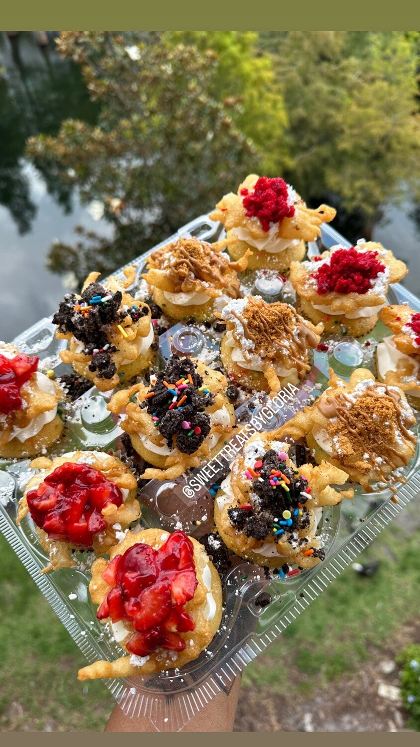 Loaded funnel cake cupcakes Recipe
