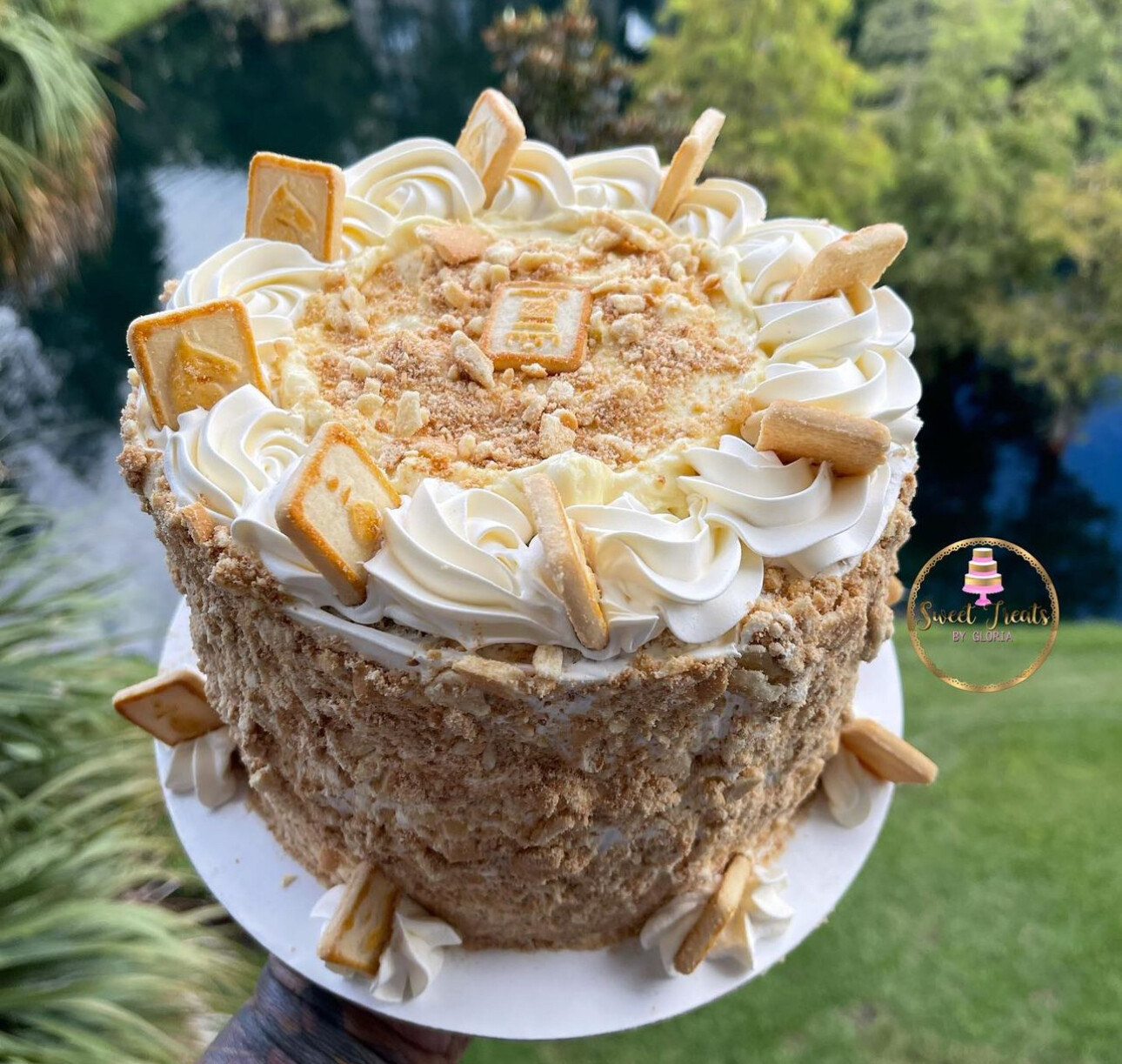 Banana pudding cake recipe