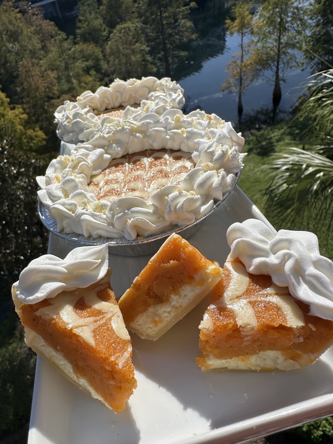 Mini sweet potato cheesecake pies recipe