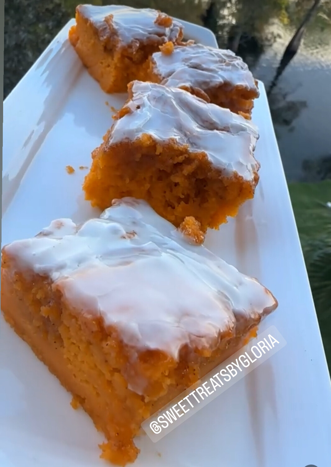 Sweet potato cinnamon roll cake recipe recipe