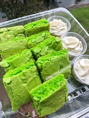Grinch (Keylime) brownies recipe