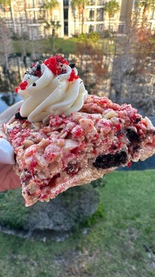 Red velvet Oreo rice Krispy treats recipe