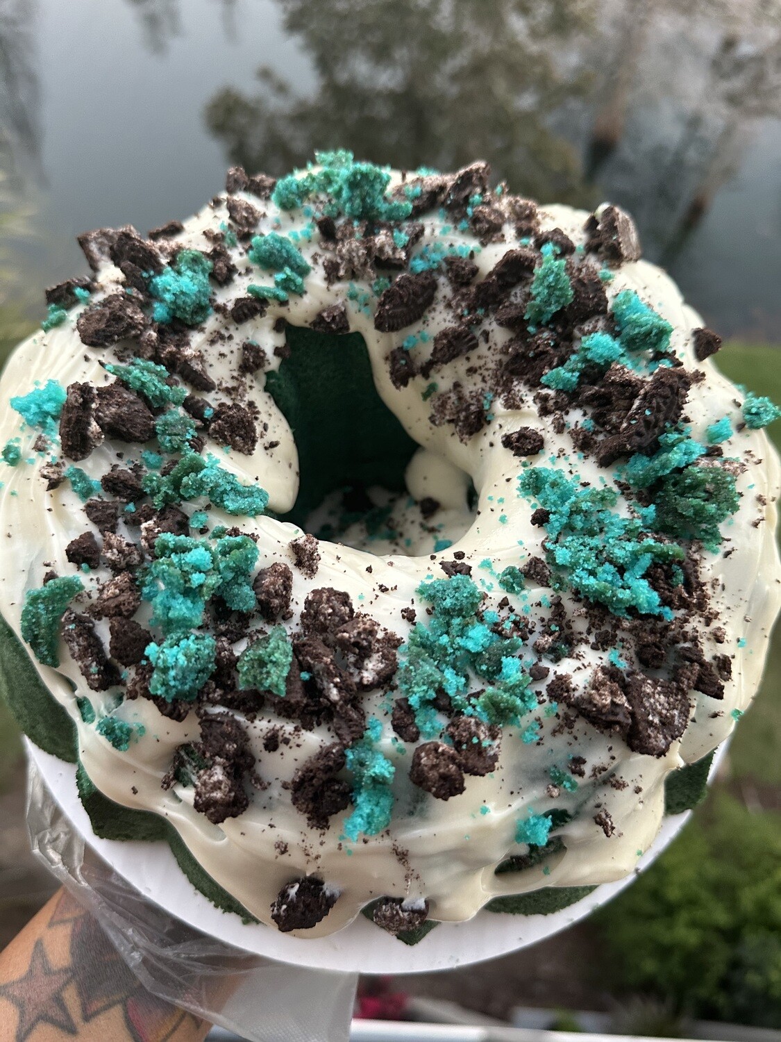 Cookie Monster pound cake recipe