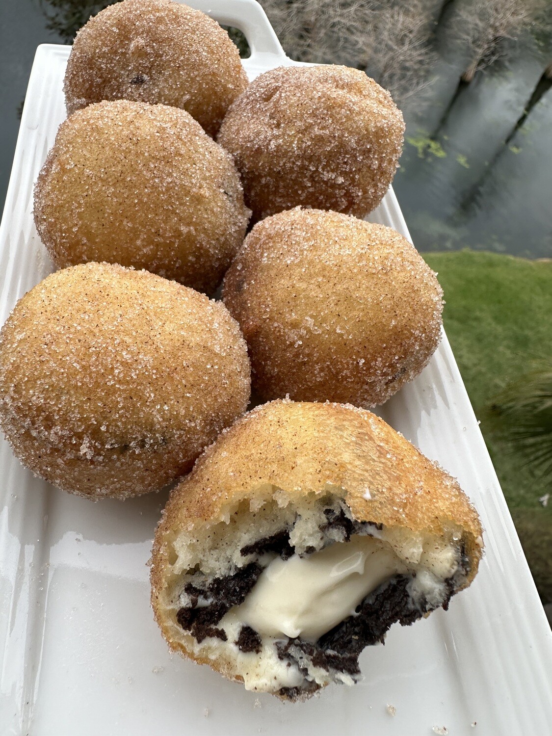 Churro cheesecake deep fried Oreo recipe