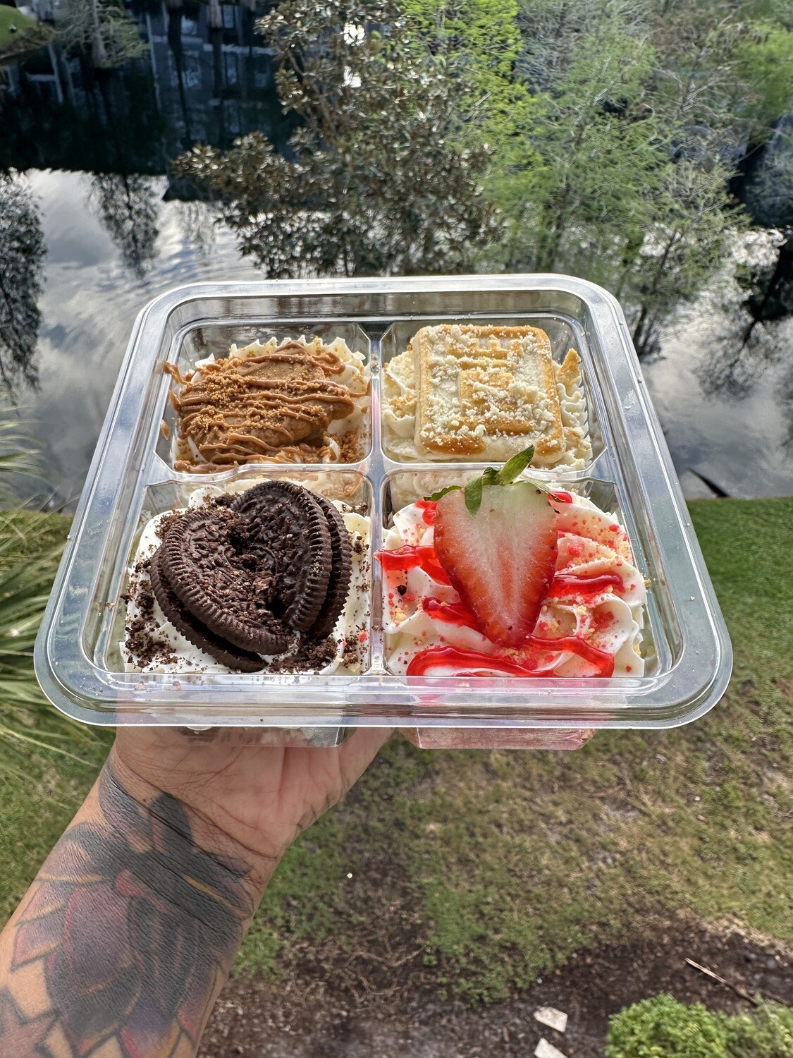 Cheesecake sample tray recipe