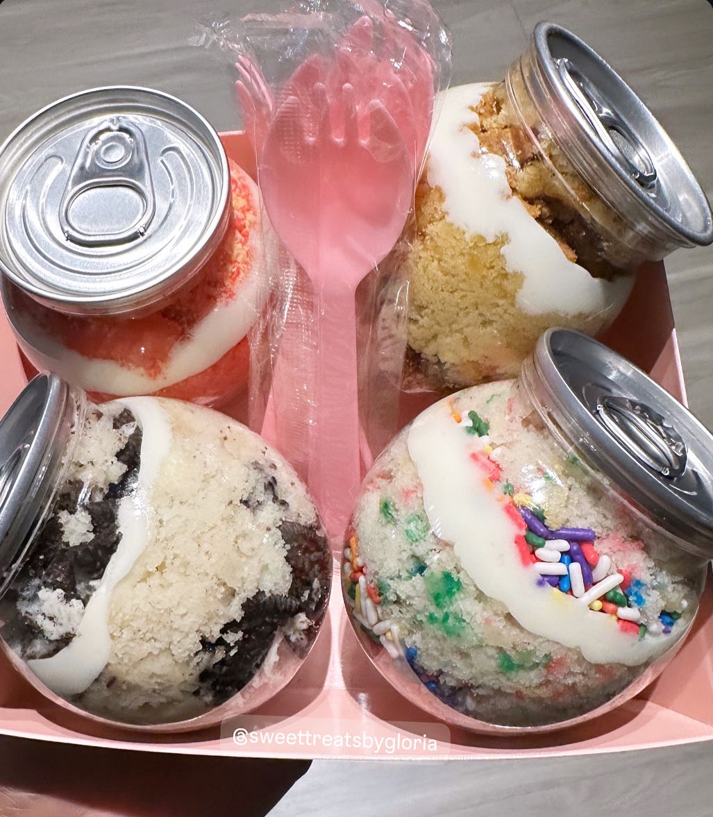Ball cake in a can sample pack