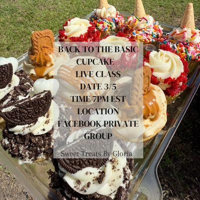 Back to the basic Pre Recorded cupcake class