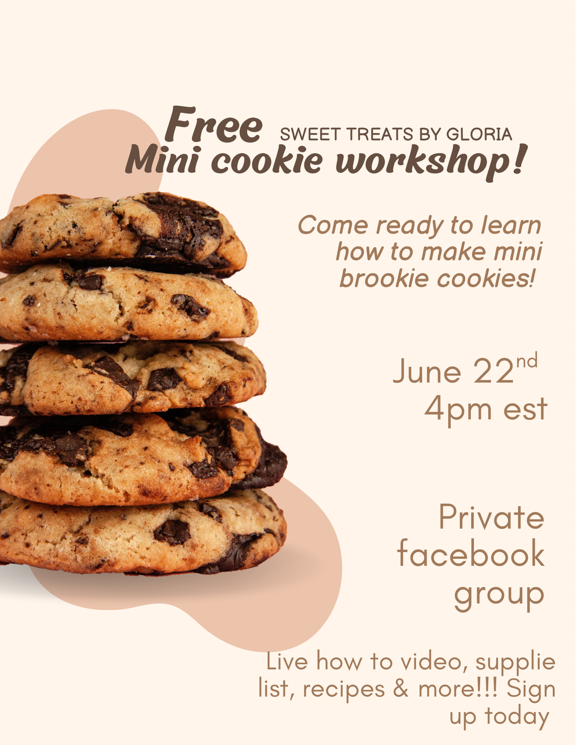 Mini Cookie workshop 6/22
