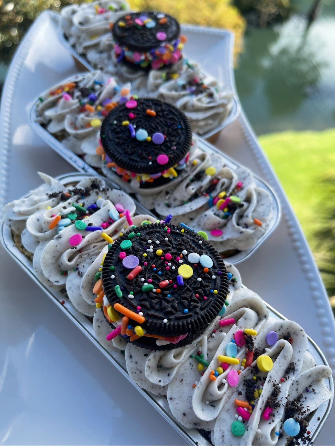 Confetti oreo chocolate tin cake recipe