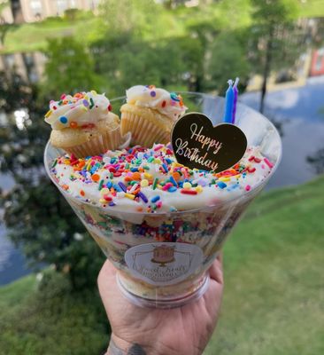 Confetti bowl cake recipe
