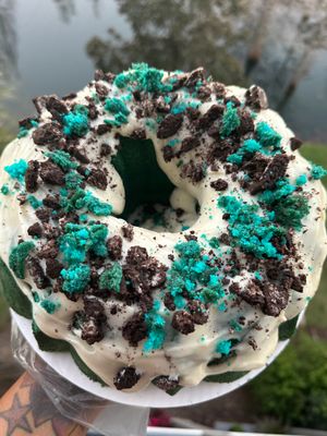 Cookie Monster pound cake recipe