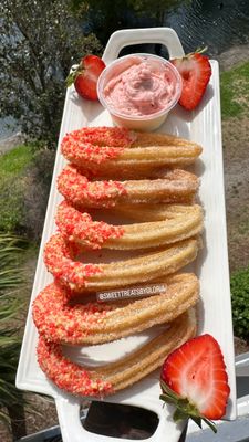 Strawberry Shortcake/Cookie Butter  Churros Recipe