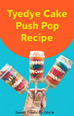 Tye dye cake push pop recipe