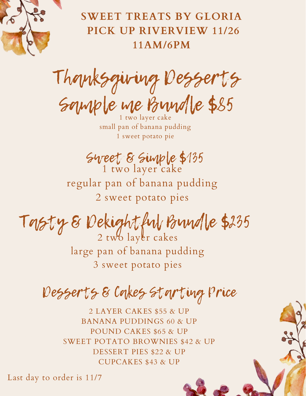 Sweet &amp; Simple Dessert Bundle