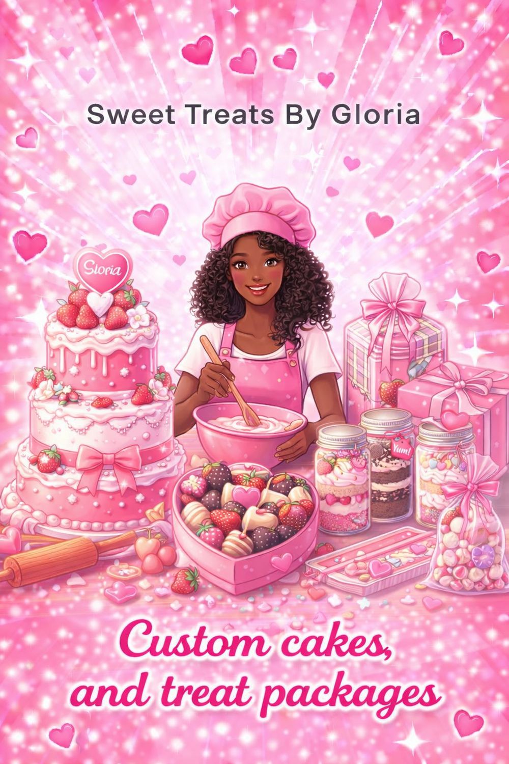 Custom cake &amp; treats package