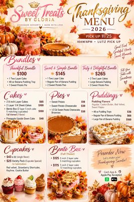 Thanksgiving desserts!