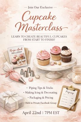 Cupcake master class 4/22