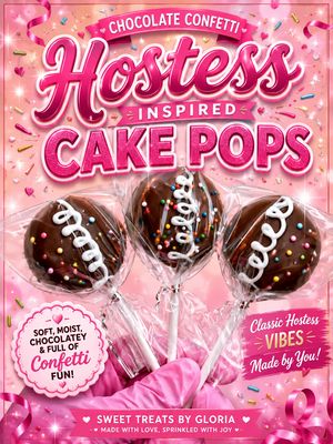Chocolate confetti hostess inspired cake pops recipe