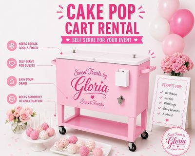 Cake pop cart rental