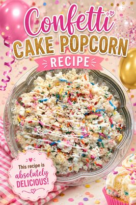 Confetti cake popcorn recipe