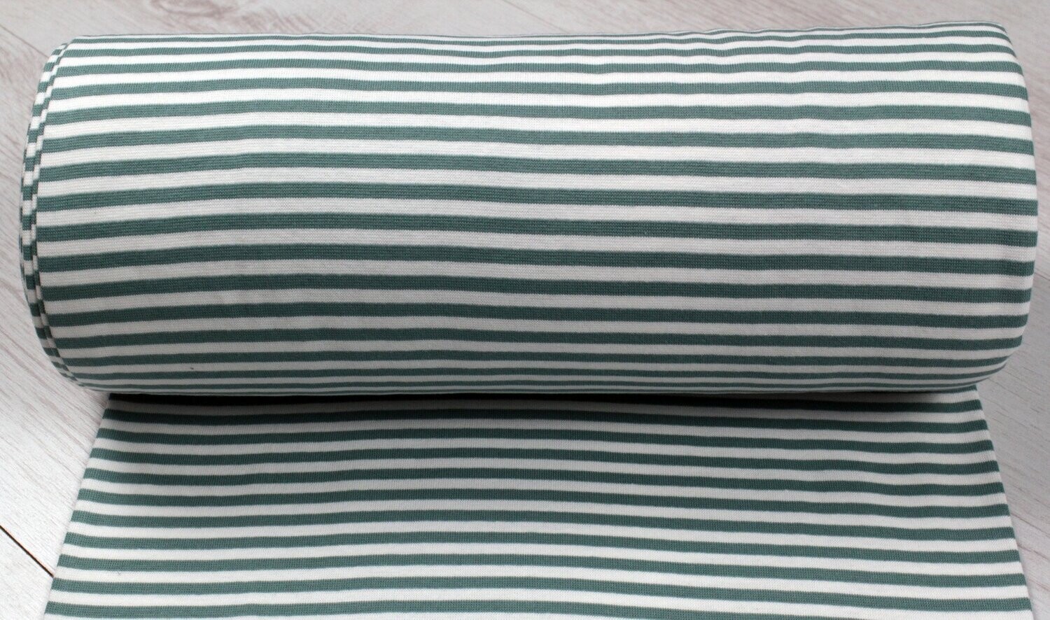 Bündchen Streifen dunkelmint