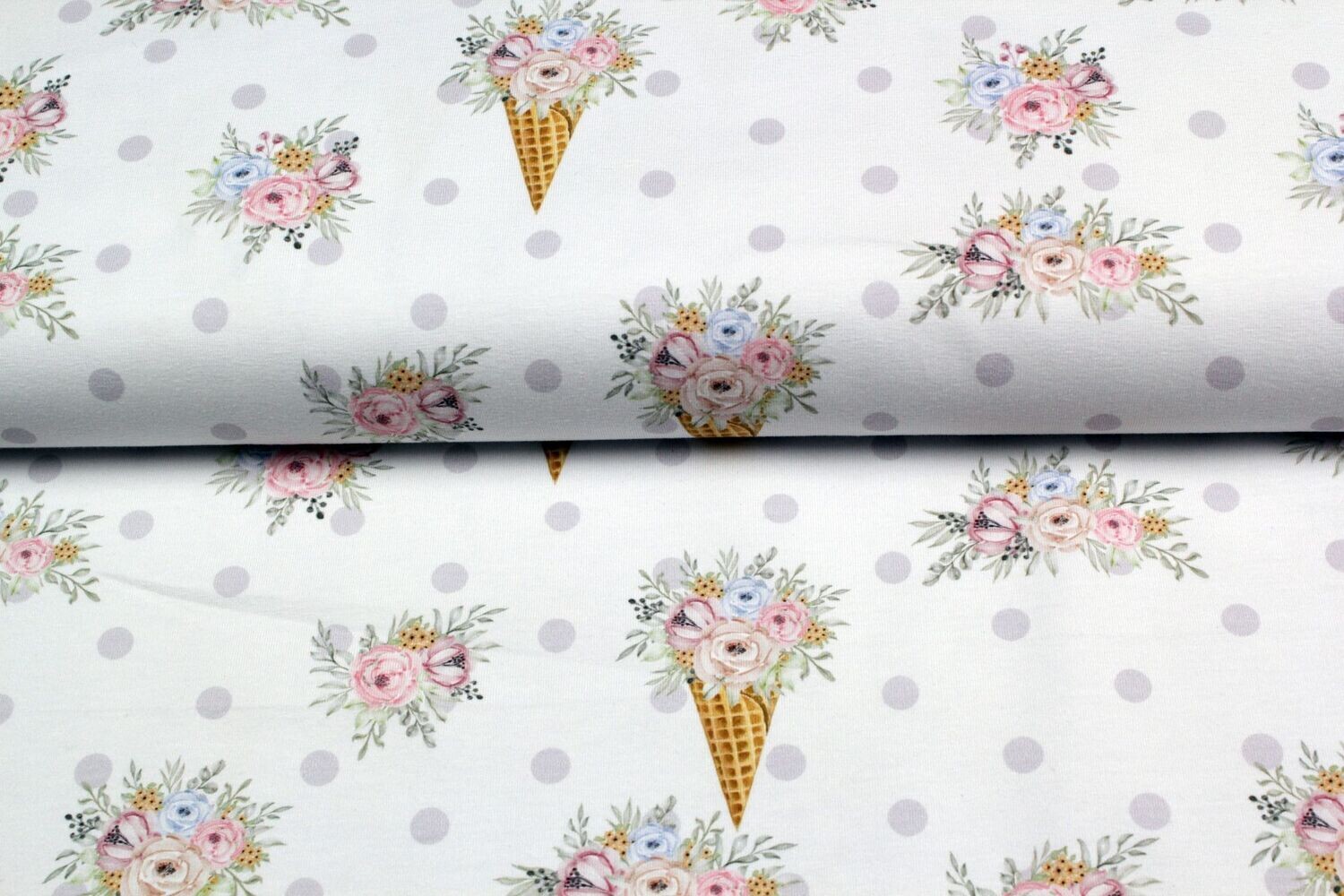 Jersey Flowery Waffle Jersey Flowery Waffle