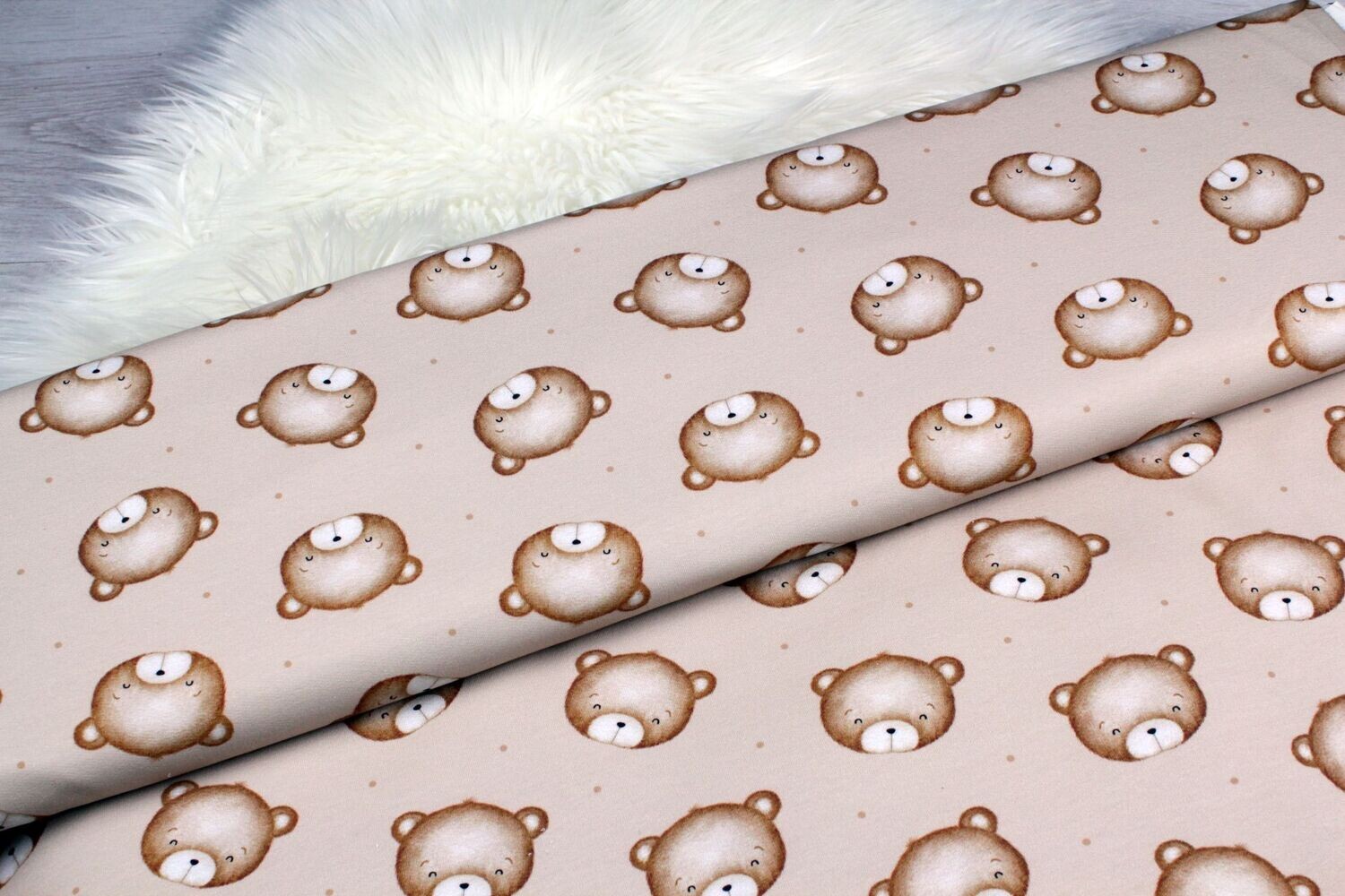 French Terry Teddy beige