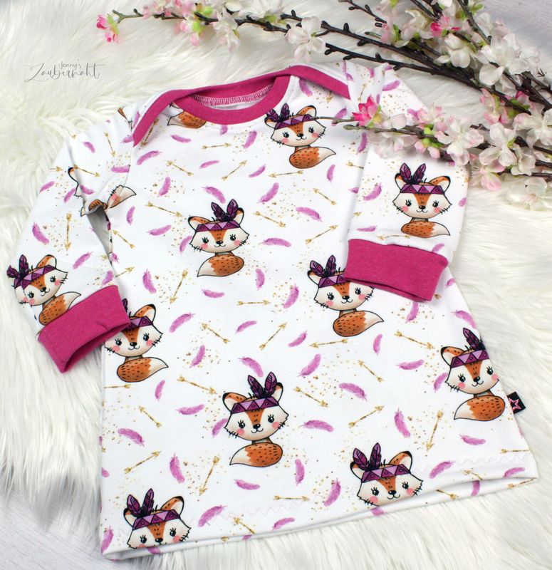 Babykleid Boho Füchsin 74