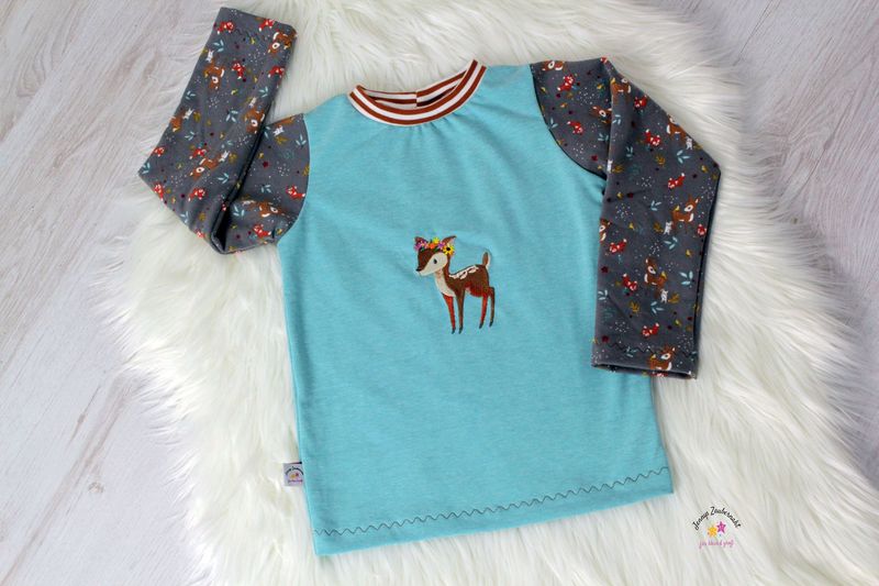 Basicshirt Boho Reh 104