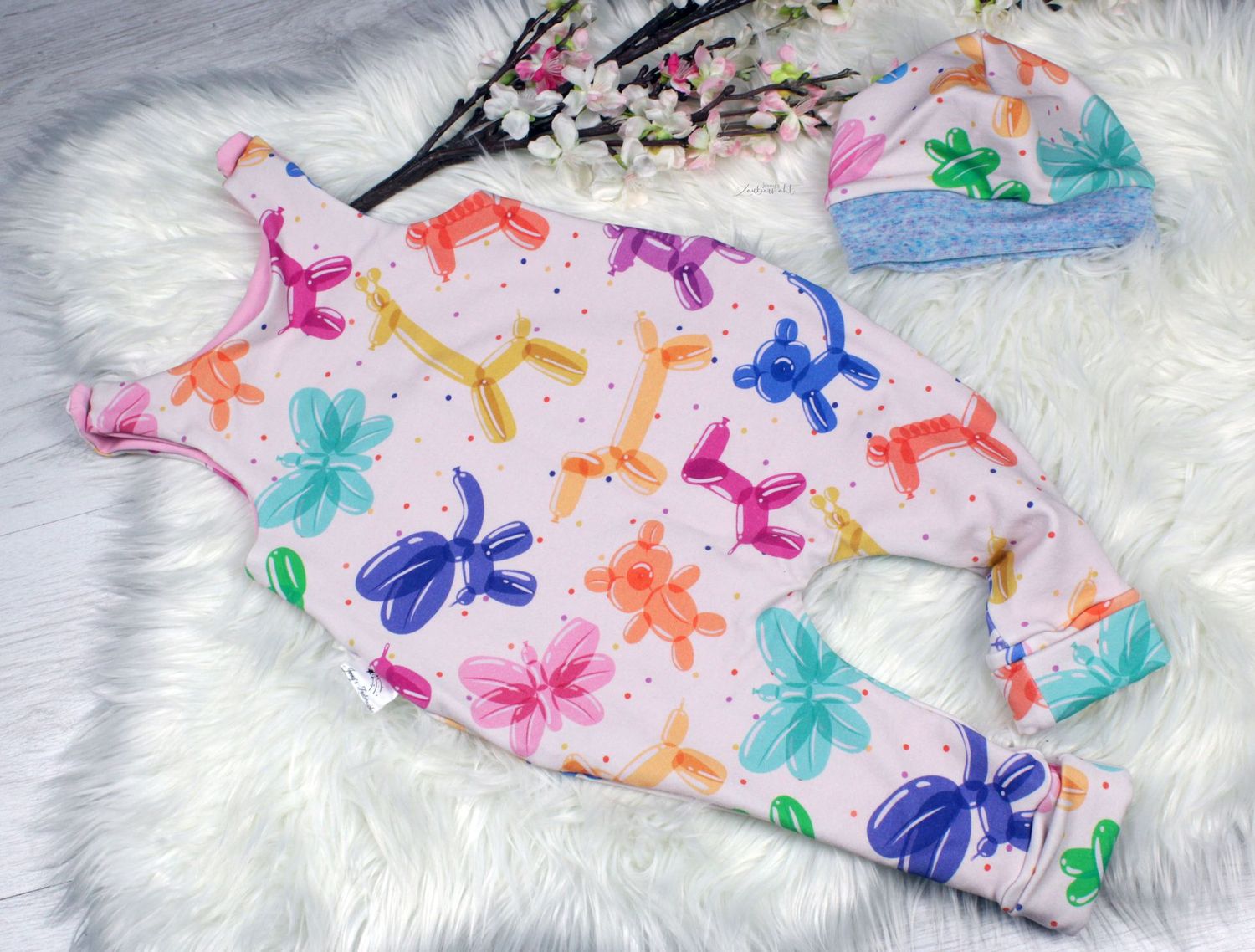 Strampler Karneval Ballons 74 Strampler Karneval Ballons 74