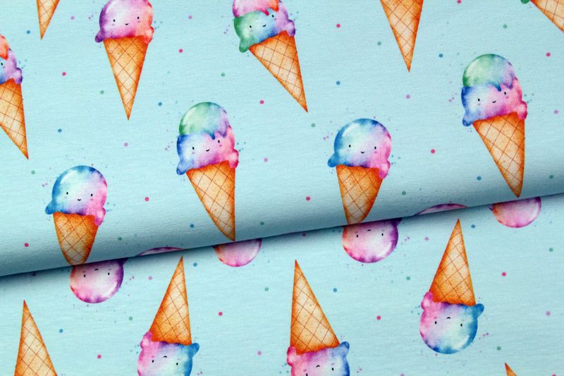Jersey Rainbow Ice Cream blau Jersey Rainbow Ice Cream blau