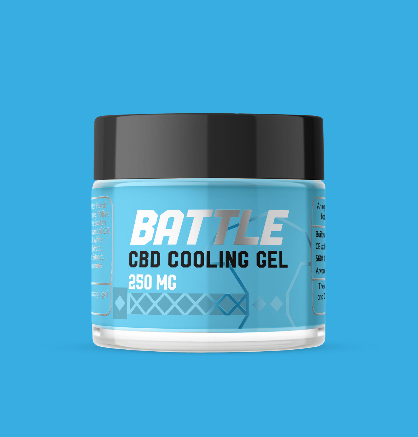 BattleNRG 250 mg CBD Cooling Gel