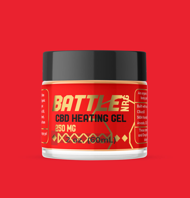 BattleNRG 250 mg CBD Heating Gel