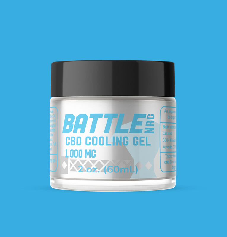 BattleNRG 1000 mg CBD Cooling Gel