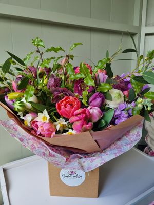 Seasonal hand tied bouquet Seasonal hand tied bouquet