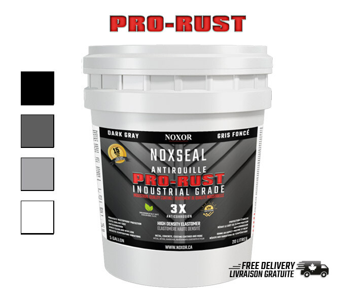 Noxseal Elastomeric paint for metal roofs &amp; asphalt shingles