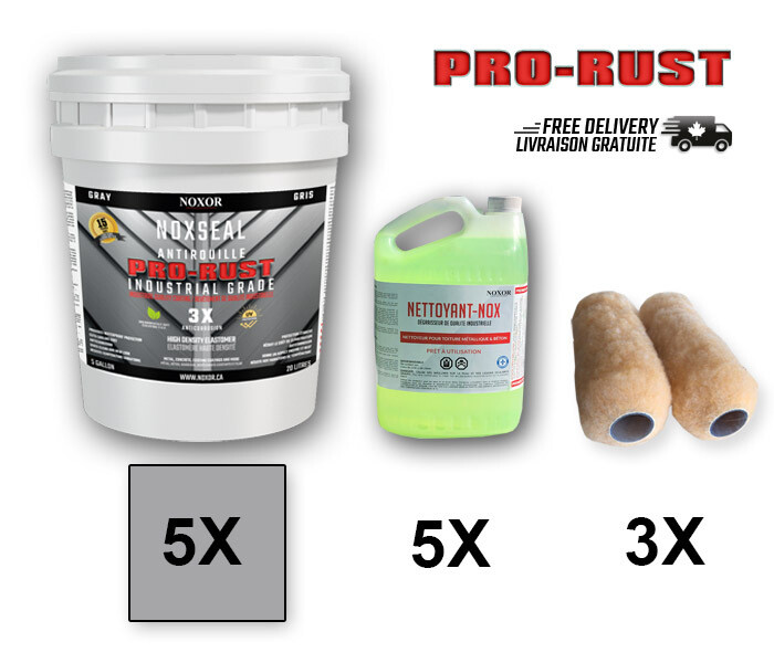 KIT PRO-RUST 2000 ft2, Colors: Lite gray