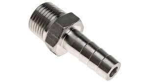 SWAGE NIPPLE / HOSE TAIL - 3/8" x 10MM SWAGE NIPPLE / HOSE TAIL - 3/8" x 10MM