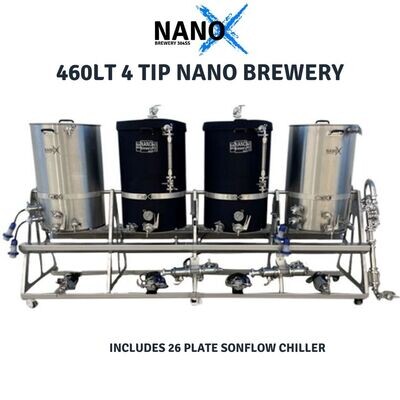 NANO-X 4V - 500L TIP NANO BREWING SYSTEM
(Pricing on request)