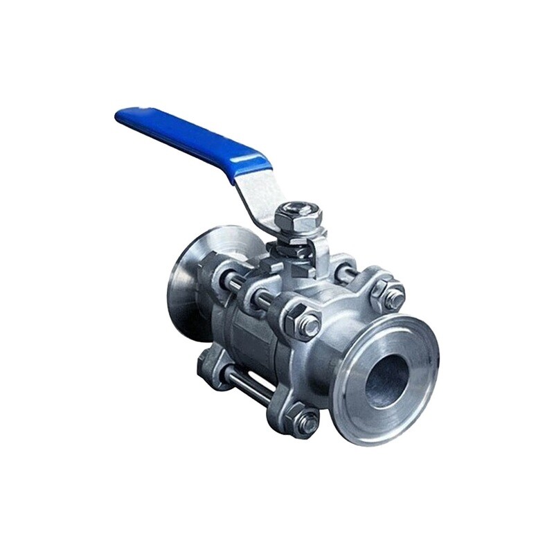 TRI-CLOVER BALL VALVE - 3 PIECE - 1.5&quot;