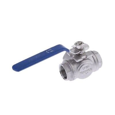 BALL VALVE - T-PORT - 3 WAY CONFIGURATION - ½" BALL VALVE - T-PORT - 3 WAY CONFIGURATION - ½"