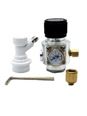 MINI GAS REGULATOR WITH BALL LOCK DISCONNECT - CO²