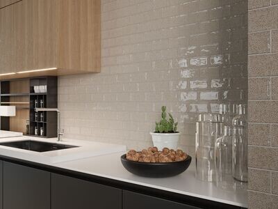Abbey 75x150mm Ceramic Crackle Effect Wall Tile