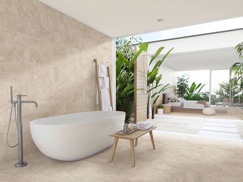 Augusta Beige Mix Multi Modular Wall & Floor Porcelain Tiles